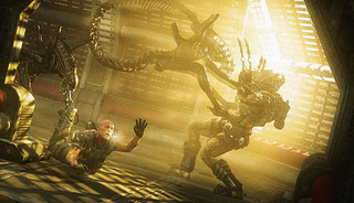 Illustration for article titled A Spaceport Bar Braces For The Worst Brawl In History, In AVP Concept Art